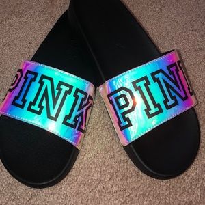 PINK holographic slides
